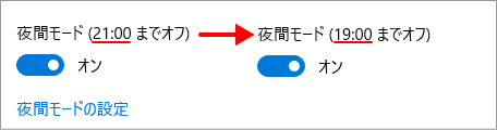 ブルーライト対策のスケジュールを時間の確認