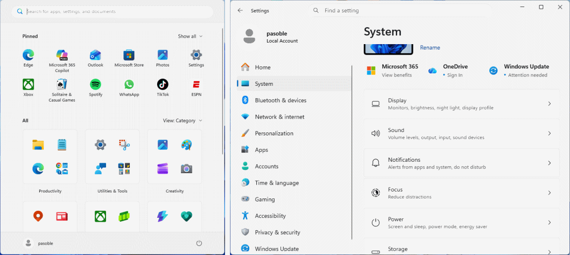Windows11 表示言語の変更を実行