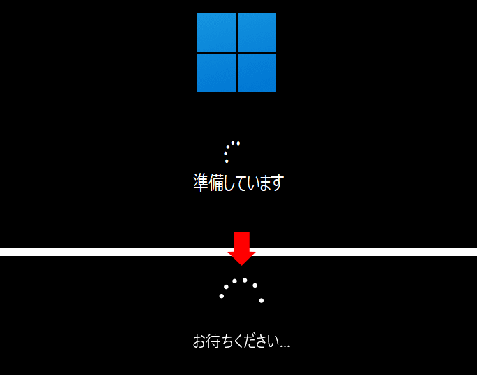 Windwos11 のセットアップ中