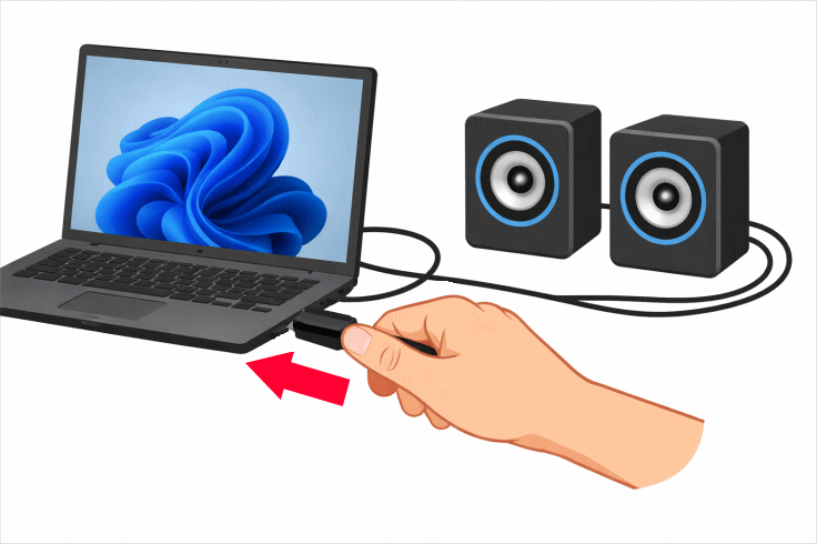 Windows11 外付けスピーカーやBluetooth機器を再接続する