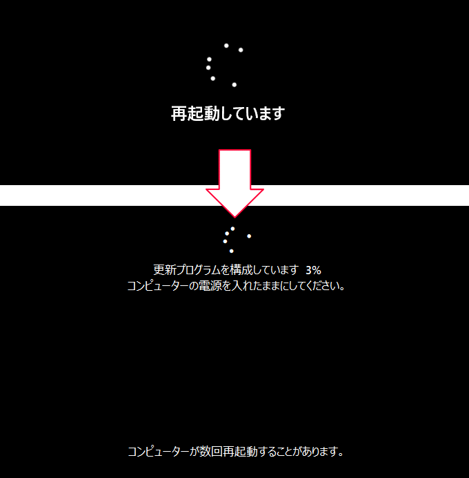 上書きインストールのプログラムの構成